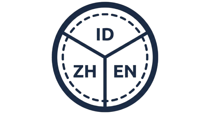 Trilingual Support Logo